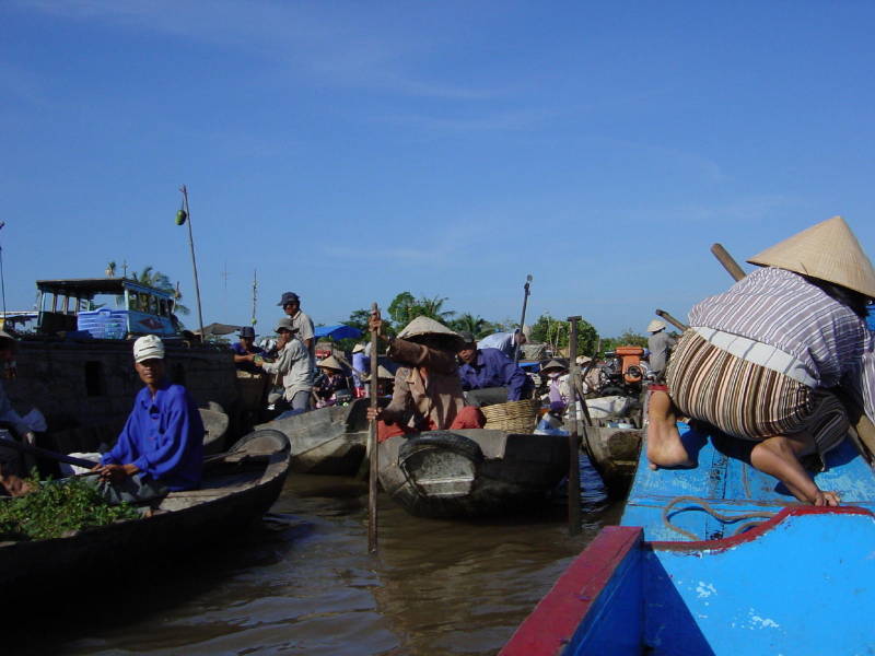 marché flottant mekong